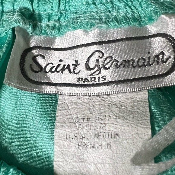 Vintage Saint Germain Paris Women's Broomstick Midi Skirt Pockets Size Medium - Picture 10 of 11